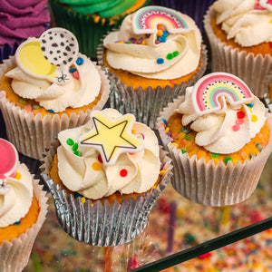 Pastel Rainbow Cupcake Combo Kit - for 8 Cupcakes