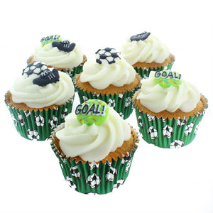 Football Hand Decorated Pipings -12PK