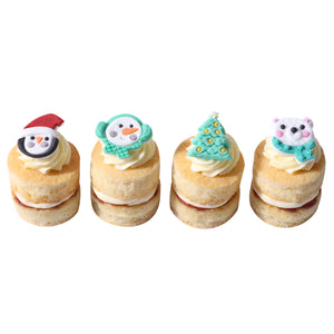 Christmas Edible Sugar Decorations - North Pole Express (Pack of 12)