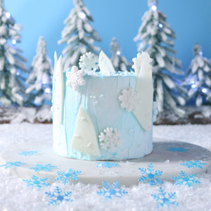 Christmas Edible Sugar Decorations - Let it Snow - 12 Pack