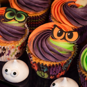 Assorted Spooky Eyes Sugar Decorations  - 18 pack