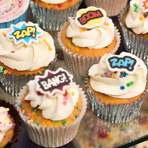 Superhero Cupcake Decorations - 16 Pack