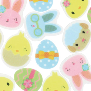 Cute Easter Sugar Cupcake Decorations - 16 Pack